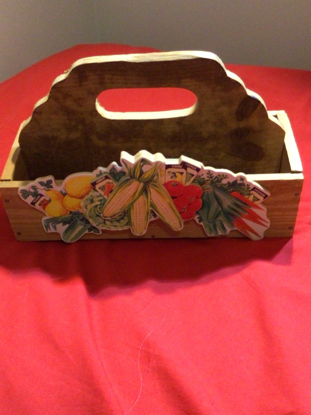 Kitchen Garden Vegetable Wood Candy